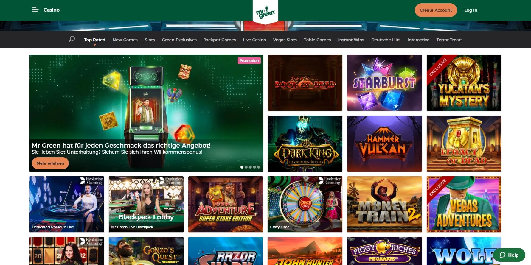 Mr Green casino