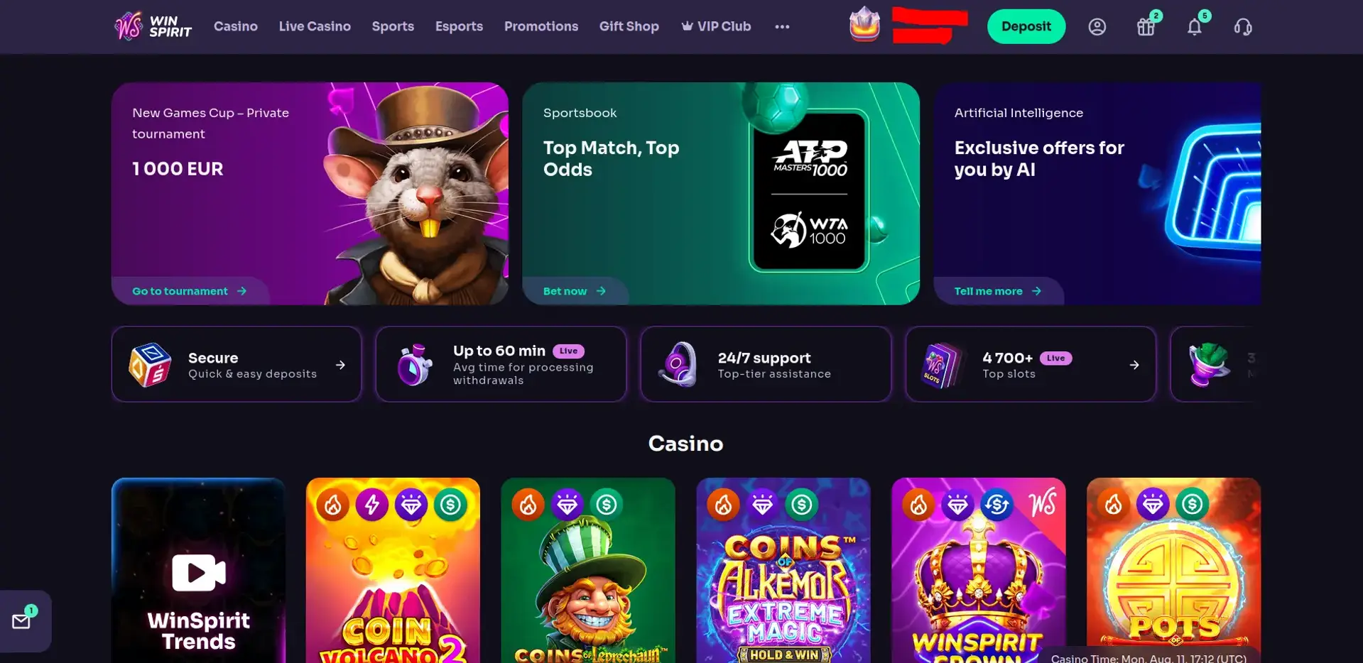 WinSpirit casino